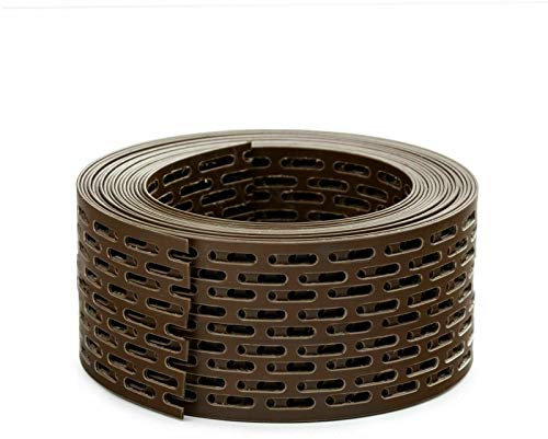 DQ-PP Rejilla de protección contra pájaros (rollo de 1 x 5 m, polipropileno, protección contra aves, 50 mm), color marrón