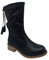 SENZA MARCA Fashion Moda Stivali Primaverili Estivi da Donna Traforati Biker Motociclista Moda Nero Nuovi Tacco Basso Comodi G522 (Nero, 39)