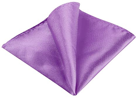 Allegra K Herren Square Hochzeit Einfarbig Einstecktuch Taschentuch Lila One Size