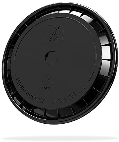 detailmate Black&White Eimerzubehör | Magic Bucket Wasch Eimer Deckel schwarz | Zubehör für die professionelle Auto Handwäsche | Putzeimer ideal für Autowäsche, Motorradwäsche, Autopflege