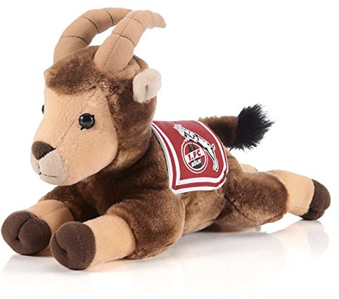 Koeln 1. FC Köln Maskottchen Plüsch Hennes liegend