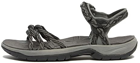 Peter Storm Women's Lydstep Sandals with Stormgrip Outsole, Women's Walking Sandals, Outdoors Footwear (Black, UK Footwear Size System, Adult, Women, Numeric, Medium, 7)