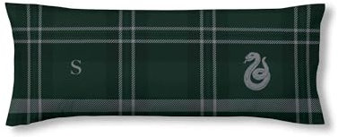 BELUM Kissenbezug Harry Potter, Kissenbezug aus 100% Baumwolle, Modell Slytherin, 80 x 80 cm.