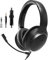 Avantree Aria Line M – Verkabelte Over Ear Kopfhörer, langes Kabel, integrierter Lautstärkeregler, Inline Boom Mikro für klare Anrufe, funktioniert mit 3,5-mm-AUX Handys, PCs, Laptops & Fernsehern