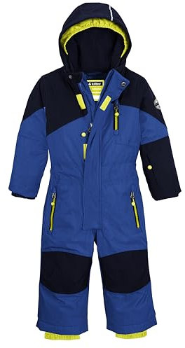 Killtec Kesley Mini Skioverall/Schneeanzug mit Kapuze und Schneefang, Königsblau, 122/128, royal
