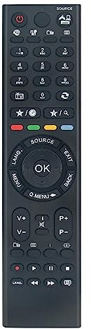 AULCMEET RC4900 RC4800 Control Remoto de Repuesto Compatible con Telefunken 4K OLED Smart TV TFL325070B / TFL32HD3801B