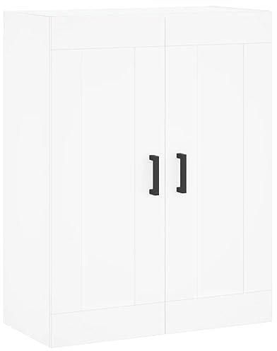 vidaXL Wandschrank Weiß 69,5x34x90 cm Holzwerkstoff
