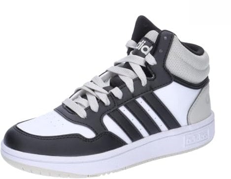 adidas Hoops Mid Shoes, ORBGRY/CoreBlack/Footwear White, 2 UK