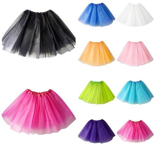 OUMSHBI Schneewittchen Kostüm Damen Petticoat Schwarz 4XL Tüllrock Blau Tüllrock Damen Lang Weiss Tütü Rosa 2 Pack Tutu Rock Schürzen Für Xmas Party Tüllrock Lang Glitzer Tüllrock Weiß Mädchen