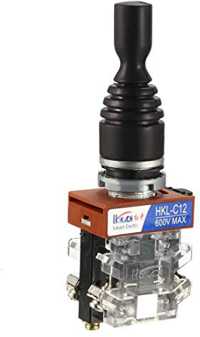 XYWHPGV Controladores de interruptor de joystick 2 posiciones 2NO Tipo de enclavamiento 150V / 250V / 600V Montaje en panel de 22 mm HKL-C12(b1eab fda4a 05f69 7f4cc 36d08 1c8ba