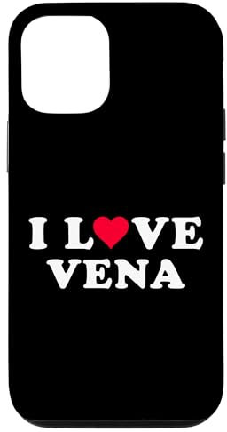 iPhone 15 Pro I Love Vena Matching Girlfriend & Boyfriend Vena Name Case
