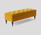 90cm Wide Chesterfield Ottoman Storage Bench with Legs, Ottoman Box With Legs, Ottoman Bench With Storage, End Of Bed Storage Bench, Rectangle Footstool With Storage (Mustard Gold Velvet)