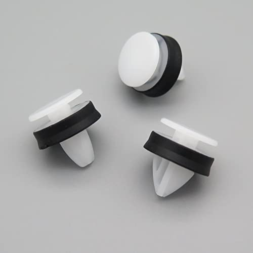 VVO Fasteners- White Plastic Front Wheel Arch Flare & Trim Moulding Clips for Ford Transit, (Pack of 10)