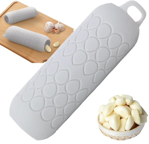 Knoblauchschäler Tube – Silikon-Rollschäler, schnelle Entfernung der Haut von Knoblauch | Küchenschälwerkzeug, einfach zu bedienen, flexibler Knoblauchroller, praktisches Küchengerät | Schnelles Entfernen von Knoblauchhaut | Küchenwerkzeug einfach zu bedienen, flexibler Knoblauchroller, Küchengerät