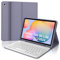 IVEOPPE Tastatur für Samsung Galaxy Tab S6 Lite 2024, Hülle mit Tastatur Galaxy Tab S6, Bluetooth Magnetischer QWERTZ Keyboard Samsung für S6 Lite 10.2 Zoll 2024/2022 (SM-P610/P615/P613/P619), Lila