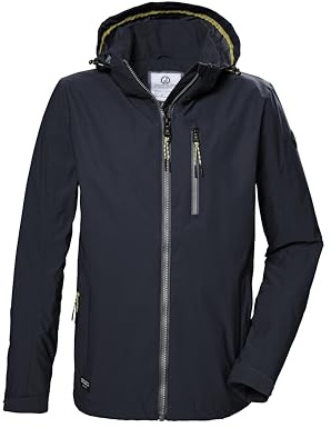 G.I.G.A. DX Herren Funktionsjacke/Outdoorjacke mit abzippbarer Kapuze GS 81 MN JCKT, dunkelnavy, M, 42709-000