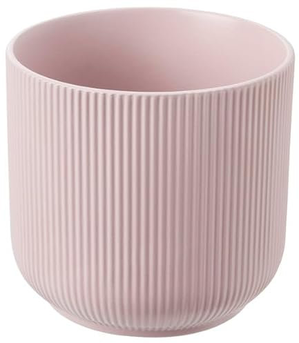 Modern Plant Pot - Stylish & Durable Flower Planter for Indoor & Outdoor Use – Multiple Sizes & Colors – Lightweight & Weather-Resistant (Pink, 12 cm)