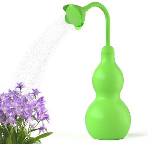 BKSAI Kleine Gießkanne für Zimmerpflanzen Ballbrause für Pflanzen 2in-1 Düse Gießbrause Mini Sprühflasche zur Aufzucht von Setzlingen