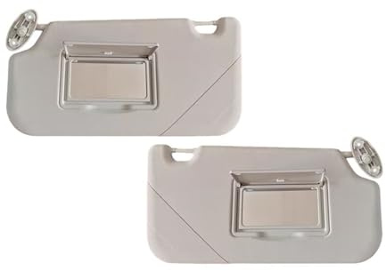 Parasol Coche Delantero Parasol Delantero para Ford para Focus 2012-2018, Parasol automático con Espejo de Cristal, Lateral Extensor Parasol para Coche(1 Pair No Light)