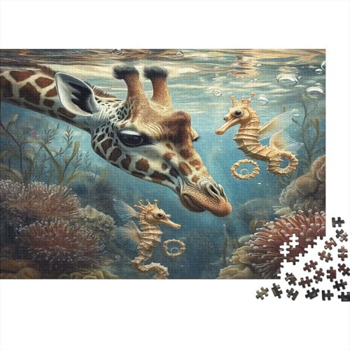 Seepferd Giraffe Ozean 1000 Stück Puzzle Für Erwachsene Geschenk