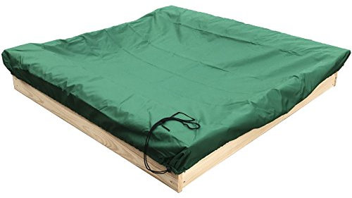 Tiktaktoo Caja de Arena Plana Cubierta Caja de Arena Lona para con Tirante Cajón de Arena - 180x180