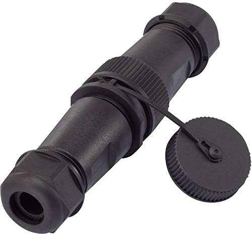 TRU COMPONENTS 1094579 Rundstecker Stecker, gerade, Buchse, gerade Gesamtpolzahl: 2 1 St.