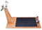 EDM 76559 Jamonero con Base Cerámica, Marrón, 43.8 x 19.5 x 30.5 Cm