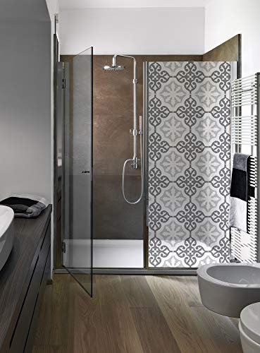 Sticker PAROI DE Douche - Gualdo Anthracite [80 x 200 cm]