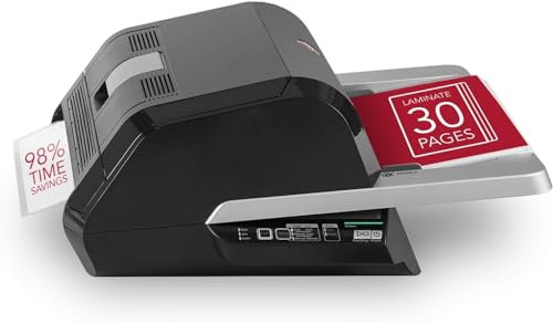 GBC Foton 30 Automatisches Laminiergerät A3, Laminiert bis zu 30 Dokumente vollautomatisch, Mit manuellem Modus, Ideal für Schulen & Büros, Inkl. Starter-Folienkassette, 4410011