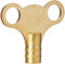 A1SONIC® Brass Radiator Key - Radiator Bleed Key - Radiator Bleed Valve Key - Venting Air Valve (1)