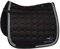 Equinate Satin Schabracke Madison Pony DR Dressur Schwarz