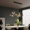 Lampada Da Pranzo A LED A Sospensione, Palla Di Vetro Con Presa G4, Lampada Ad Altezza Regolabile Lampadario Nordico Industriale Luce Per Soggiorno Cucina Isol