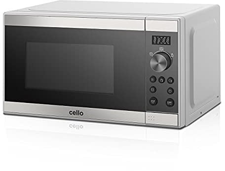 Cello 800 watt Microwave Oven with 23 Litre Capacity Stainless Steel Front and defrost function One size, AM823A2AM