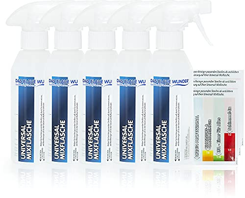 Das blaue Wunder Universal Mixflasche | Ersatzflasche mit Etiketten | Leerflasche | Sprühflasche | 250 ml (5)