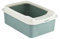 Rotho Arenero para Gatos My Pet Bonnie Eco 56 x 17 x 40 cm Blanco/Verde