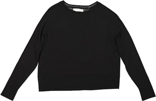 Mango Damen Feinstrick Pullover 'Lucca2', schwarz (DE/NL/SE/PL, Alphanumerisch, Gr.M, Regular, Regular, schwarz)