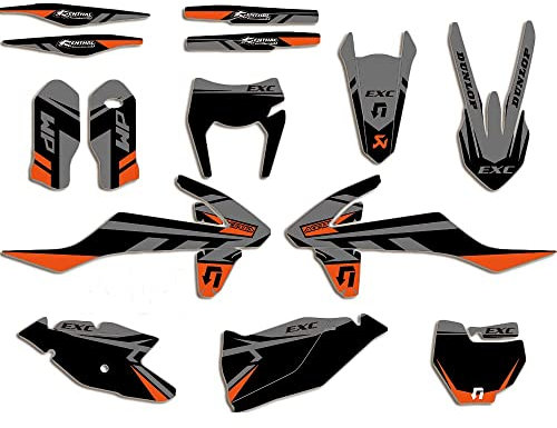 ENARUI Dekor Aufkleber Graphics Kompatibel mit KTM 250 125 450 150 200 300 350 400 500 525 SXF SX XC XCF 2016 2017 2018 und EXC EXC-F XCW 2017 2018 2019