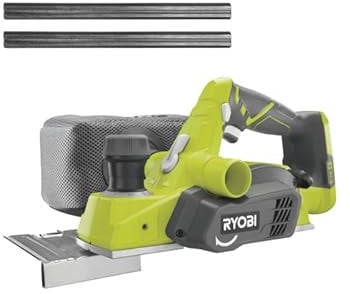 Confezione RYOBI - Pialla R18PL-0 - 18V OnePlus - 82mm - senza batteria e caricatore - Set di 2 ferri con punta in metal
