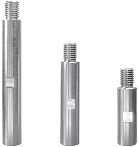 3 Stück Winkelschleifer-Verlängerung M14, 75/100/140mm Verlängerungs-Schaft | für Poliermaschine, Auto-Polierer & Polier-Pads, Auto Care Zubehör, Polierstange