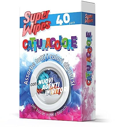Super Wipes Farbfänger-Tücher, 1er Pack (1 x 40 Stück)