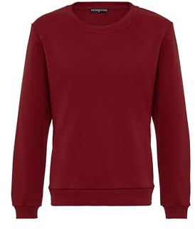 Redbridge Basic Sweatshirt Klassischer Pullover mit Rundhalsausschnitt Lässiger Stil