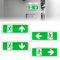 Éclairage de secours LED à lumière continue éclairage de secours éclairage de secours panneau lumineux de sortie de secours avec batterie de secours 3h et 4 pictogrammes de sortie de secours idéal