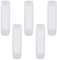 5 Stück 30 ml Transparent Reiseflaschen Set, Reise Kosmetik Behälter Auslaufsicher Reise Flaschen zum Befüllen Travel Bottles Nachfüllbare Flüssigkeitsbehälter für Shampoo, Lotion, Spülung, Duschgel