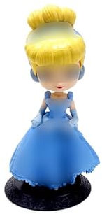 Damoff Cinderella Deko Geburtstag Aschenputtel Collection Figuren - 1pcs, Kuchentopper, Kuchendekoration, Hell, Geburtstag
