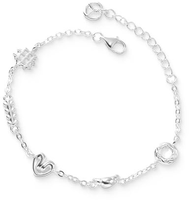 OQKAHIV 1 pcs Armband Damen - Kreatives Armband, Brot backen Armband, Freundschaftsarmband, personalisiertes Armband, Verstellbare Armkette, Damen Mädchen Modeschmuck, Geschenke für Frauen Mädchen