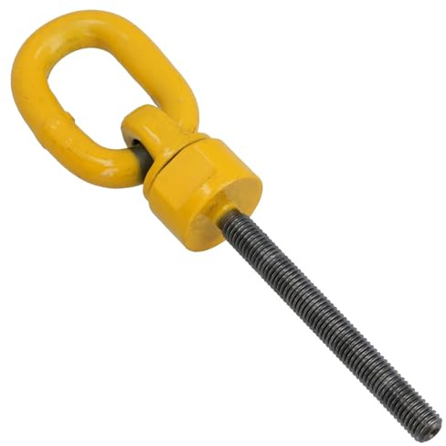 M12 x 110mm Swivel Rotating Lifting Point Eye Bolt Ring 0.5t Capacity 1pc