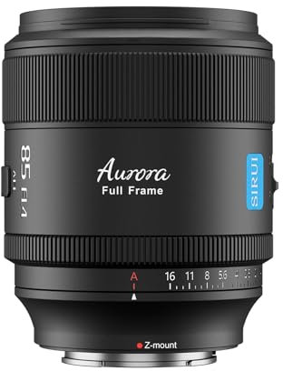 SIRUI Aurora 85mm Obiettivo F1.4 Full Frame Auto Focus, Teleobiettivo Prime Portrait per Fotocamere (Z-Mount), per Nikon Z8 / Z30 / Z50 / Z5 / Z6 / ZFC