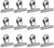 12 Stück Büroklammern, Edelstahl-Bulldog-Clips, kleiner Foto-Clip, für Haus, Schule, Büromöbel, Kunsthandwerk, Bilder