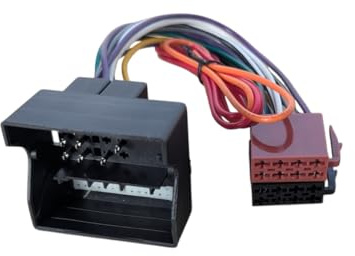 Radio Adapter Kabel 16 Pin ISO Quadlock Kompatibel mit Mercedes Audio 20 30