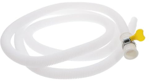 Zerodeko Tragbares -ablaufschlauch-set – Flexibler -wasserablaufschlauch mit Klemme für -außengeräte